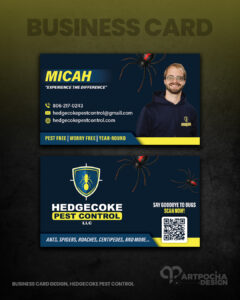 Pest Control Business Card