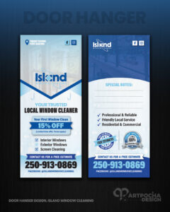 Island Window Cleaning Door Hanger