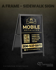 RR Mobile Detailing Sidewalk